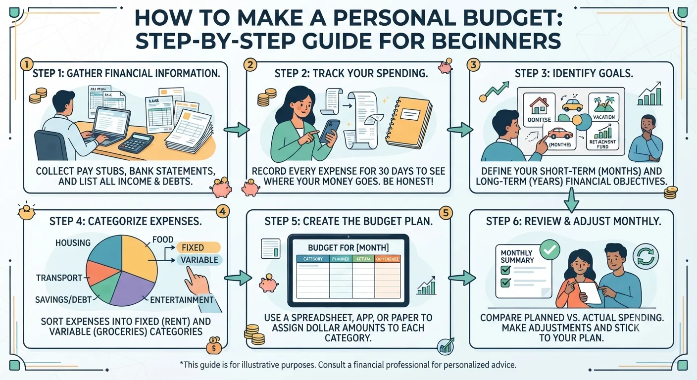 How to Make a Personal Budget: Step-by-Step Guide for Beginners